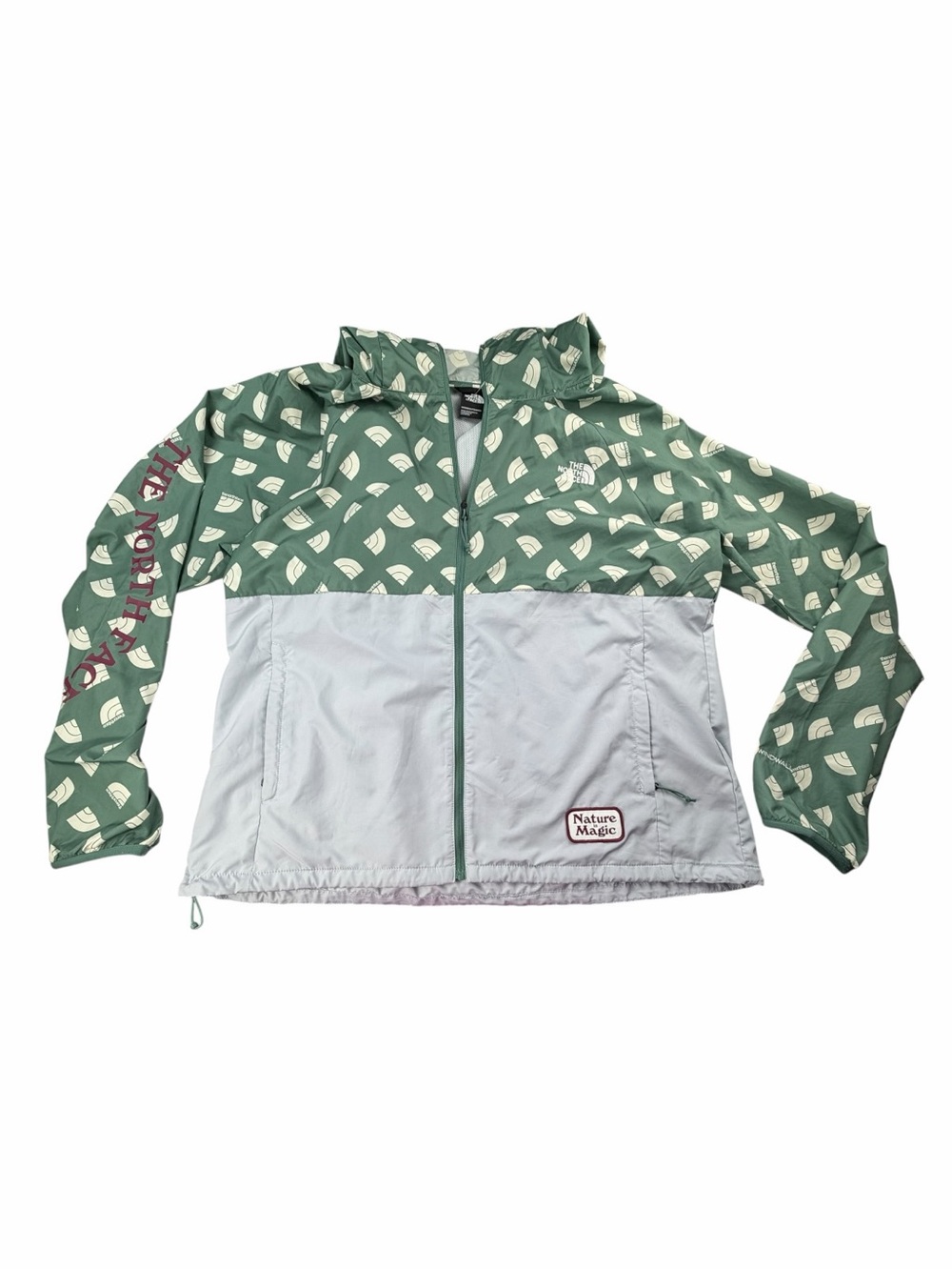 The North Face Women’s Nature Is Magic Hooded Wind Breaker Rain Jacket Size XL